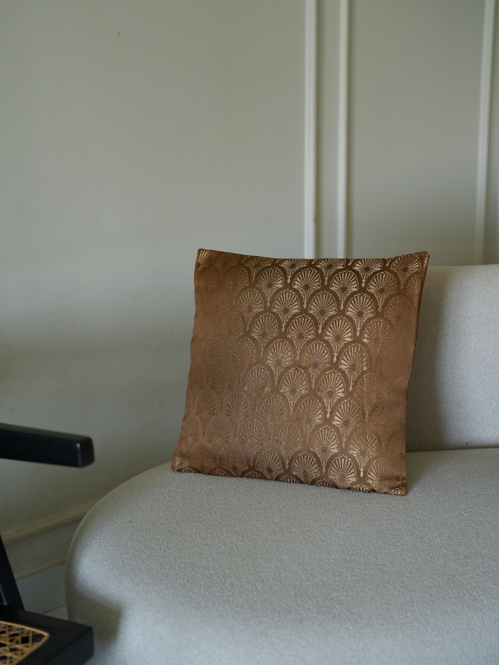 Bronze Shell Luxe Cushion Cover