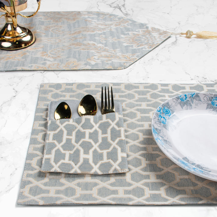 Frost Grey Ivory Table Set