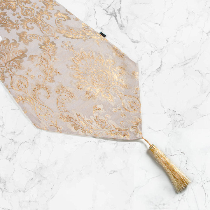 Regal Gold Tapestry Table Runner