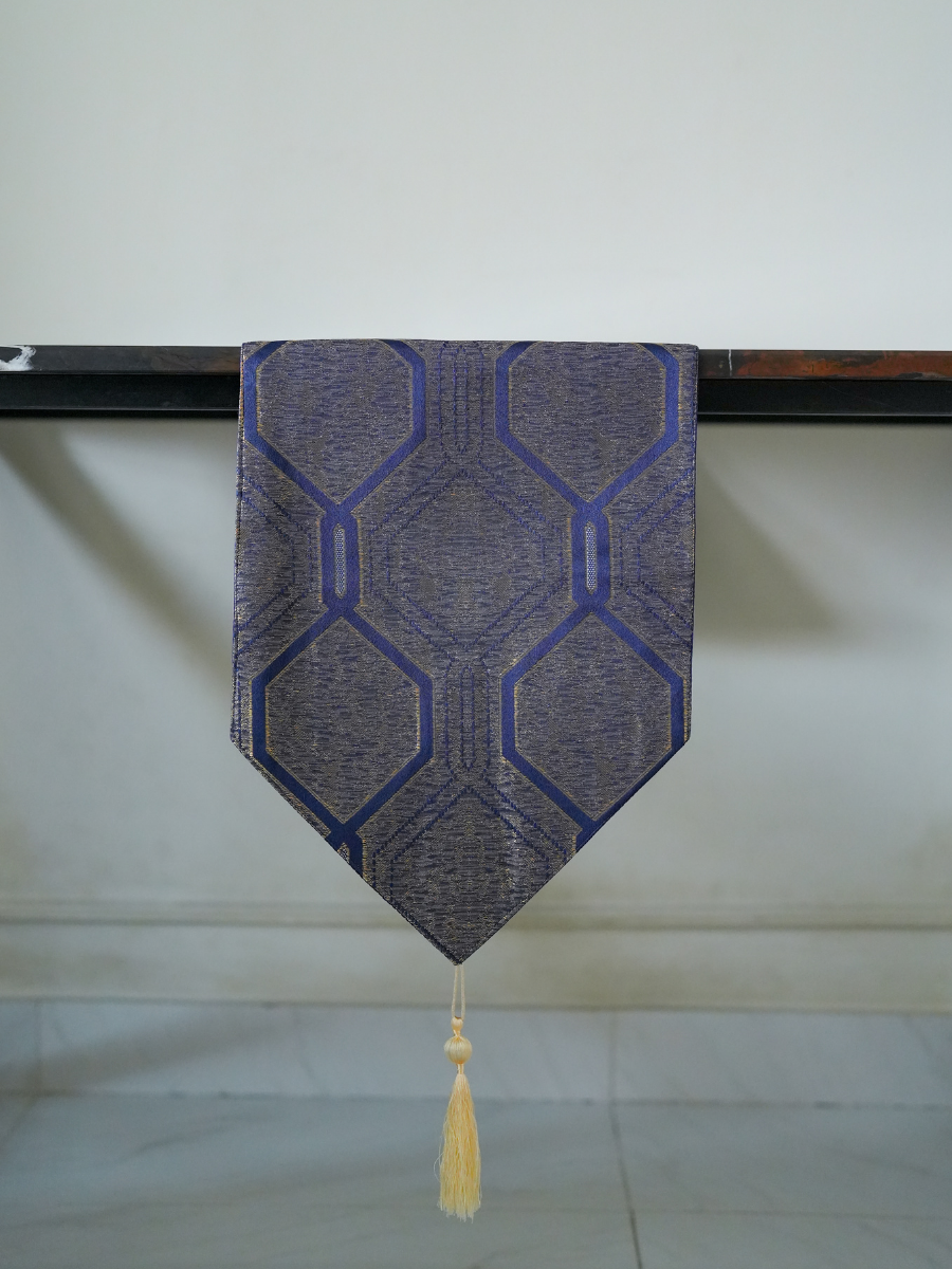 Navy Gold Nexus Table Runner