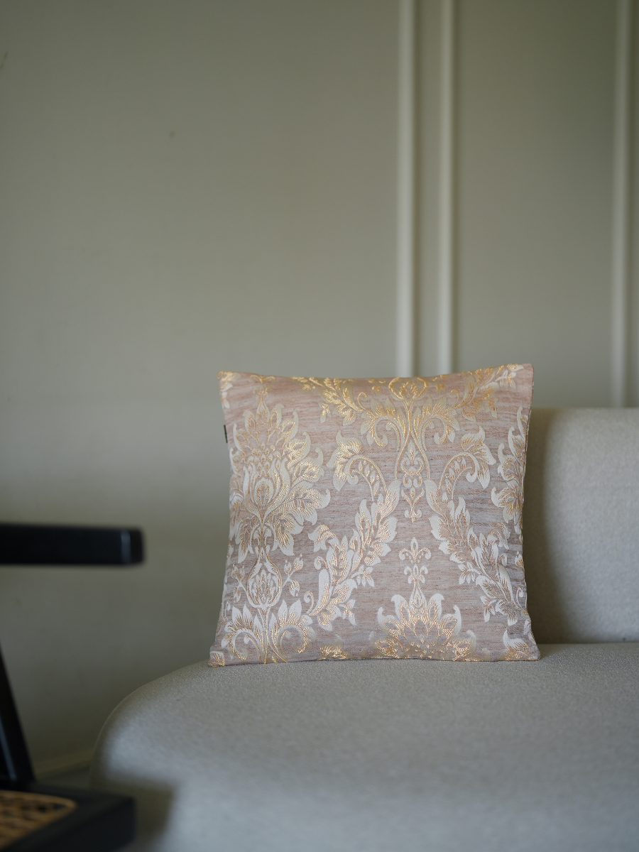 Tea Pink Floral Cushion Cover