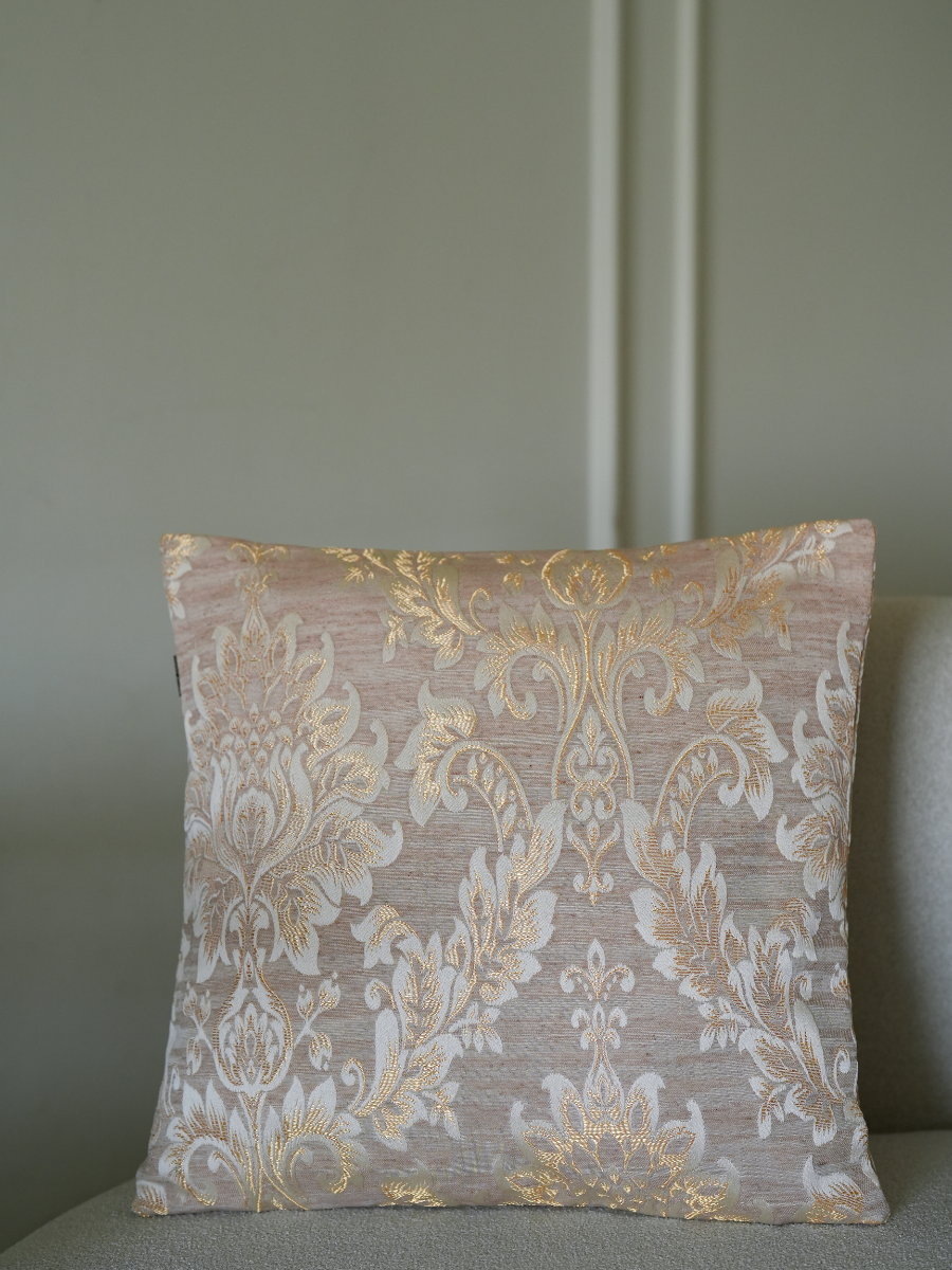 Tea Pink Floral Cushion Cover