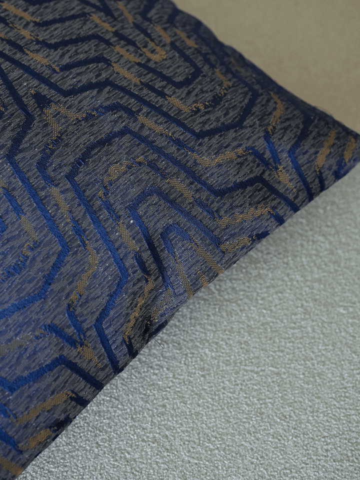 Navy Blue Spark Cushion Cover