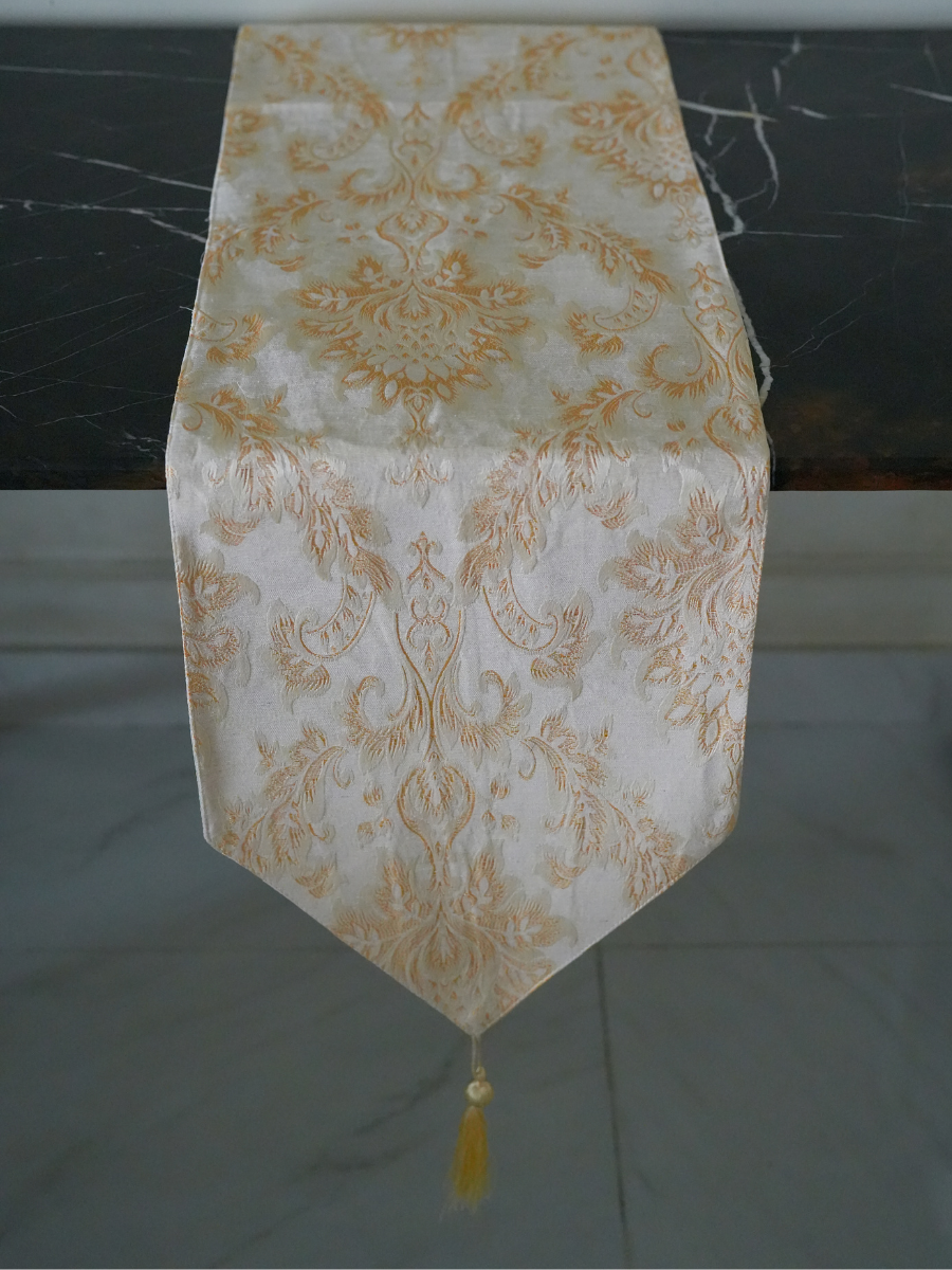 Regal Gold Tapestry Table Runner