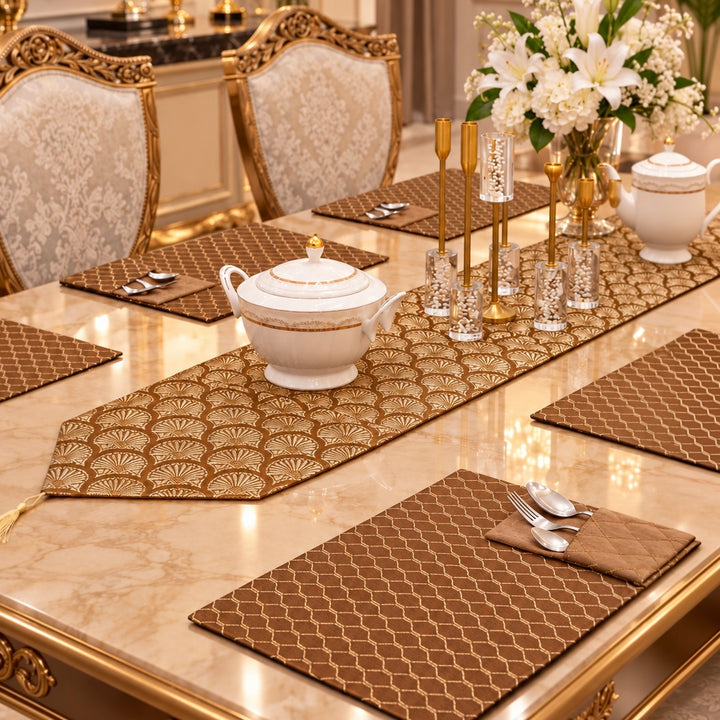 Bronze Diamonds Luxe Table Set