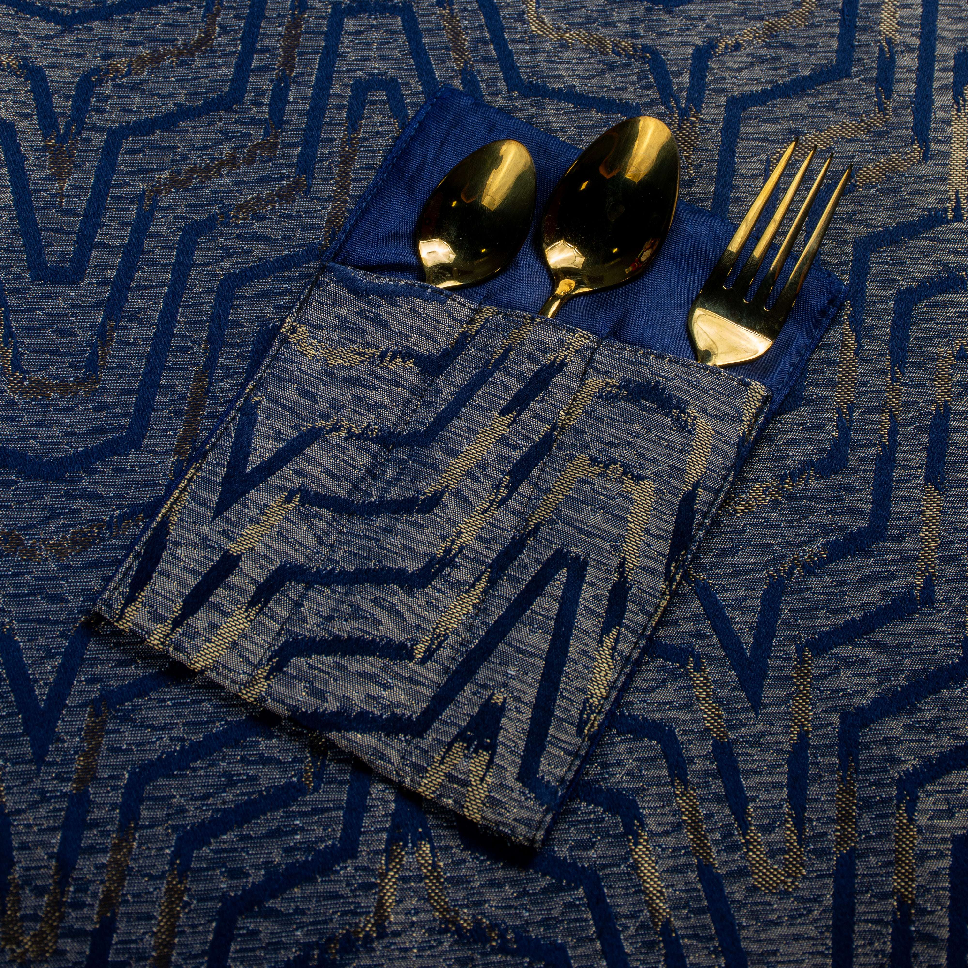 Navy Gold Nexus Table Set