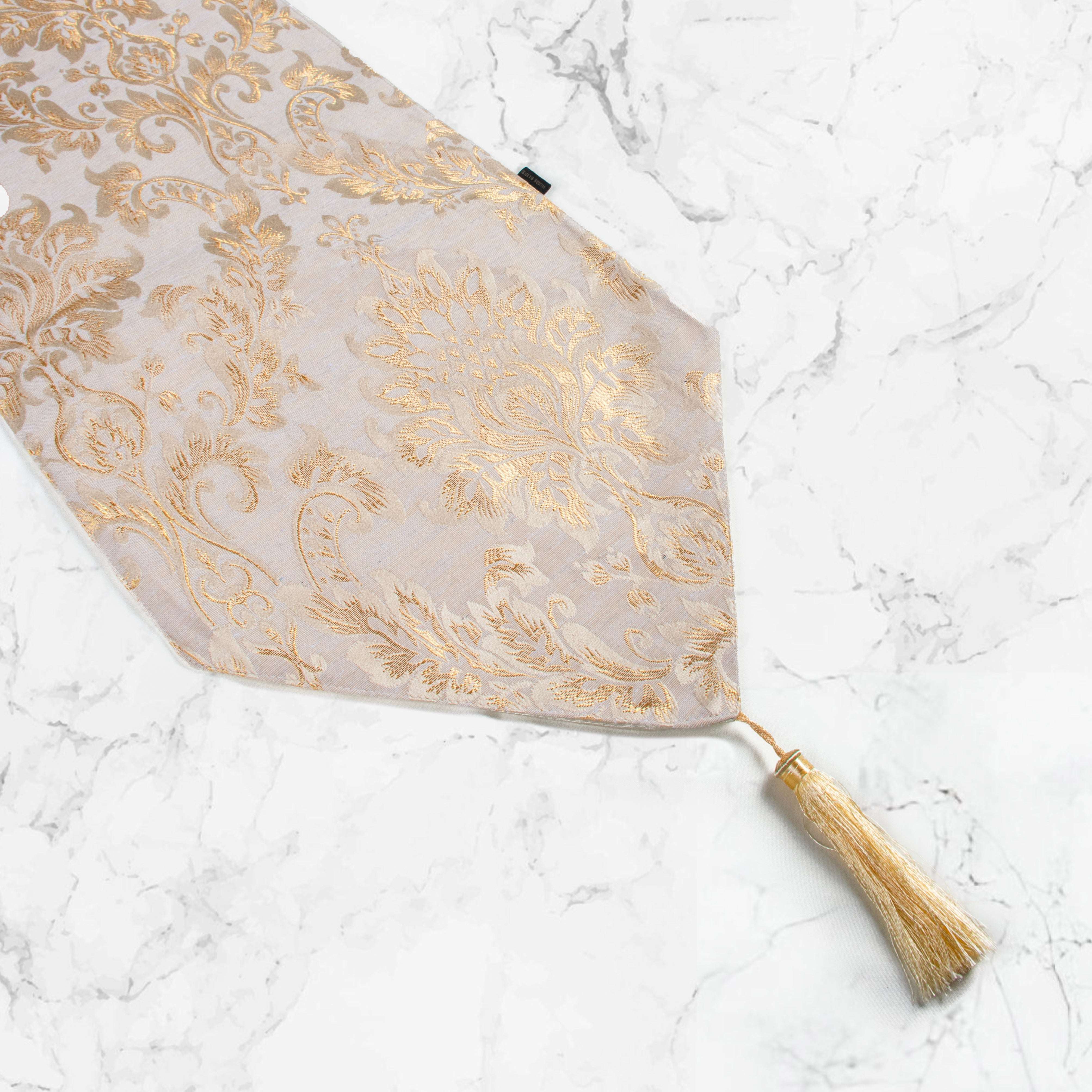 Regal Gold Tapestry Table Runner