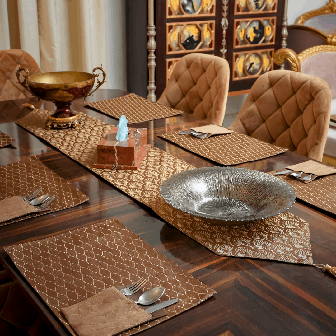 Bronze Diamonds Luxe Table Set